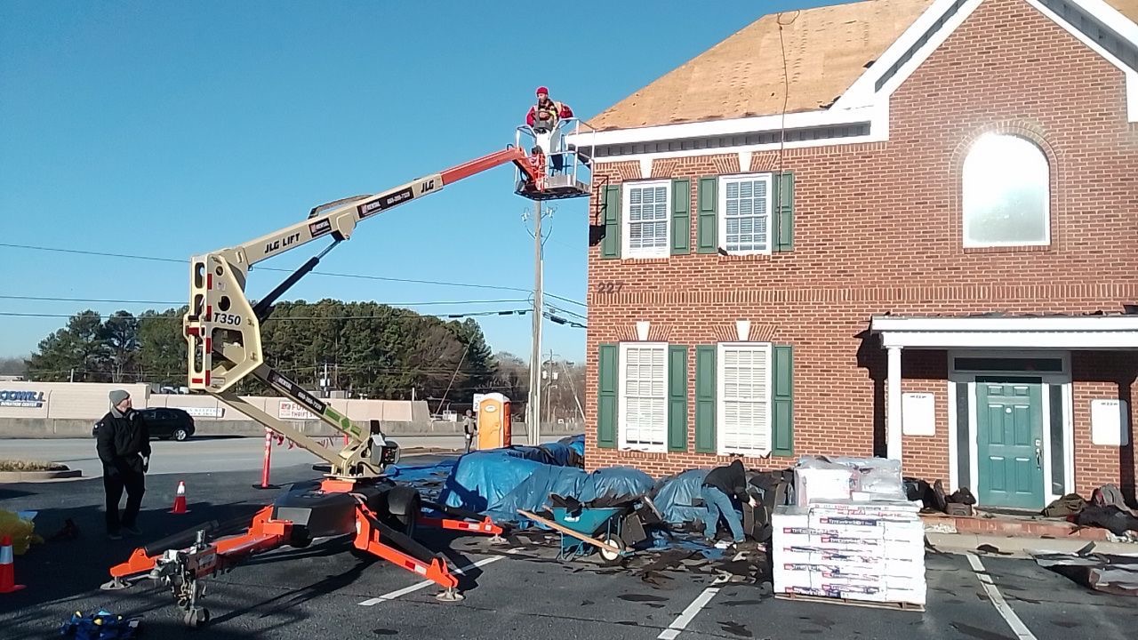 Full roof replacement with new flashing at every intersection on a metro Atlanta home